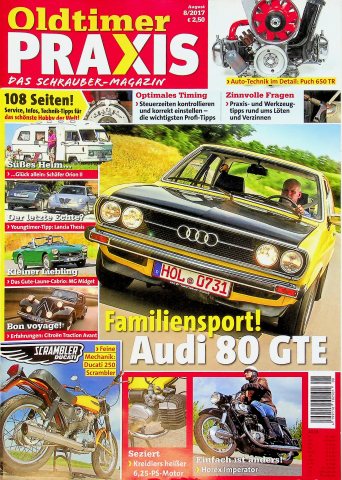 Deckblatt Oldtimer Praxis (08/2017)